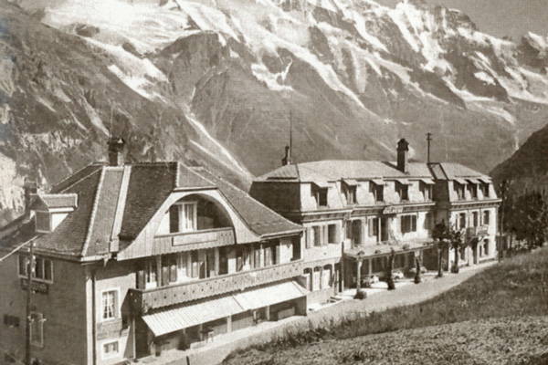Mürren Hotel Alpina, vor 1926