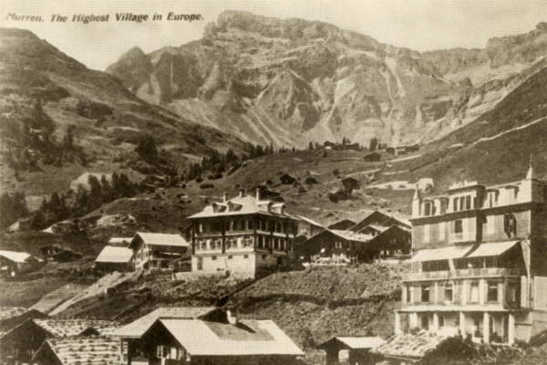 Schulhaus Mürren, ca. 1905